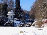 Der Bergpark Wilhelmshöhe im Winter